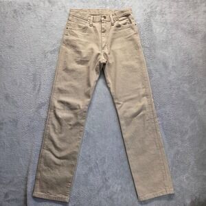 Wrangler Jeans Mens 30X34 Tan Cowboy Cut Original Fit Tapered Leg Western